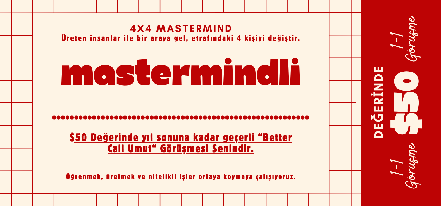 Benim için mastermindliler Kimdir?
