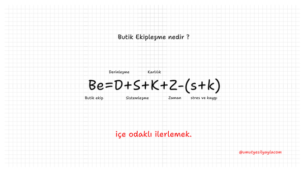 Butik Ekipleşmek Nedir ?