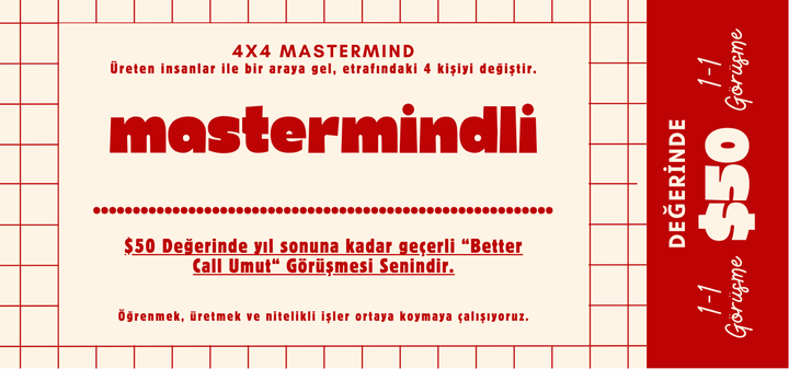 Benim için mastermindliler Kimdir?
